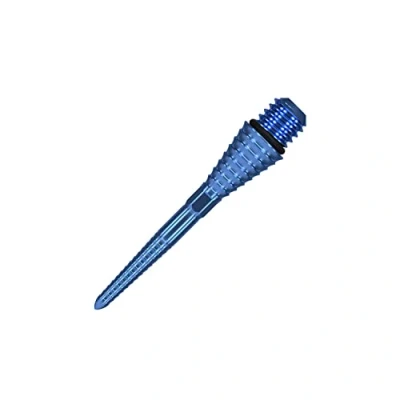 Imagen de Target Darts Conversion Point Swiss Grooved Azul 26mm Points Convertir Punta Blanda en de Acero