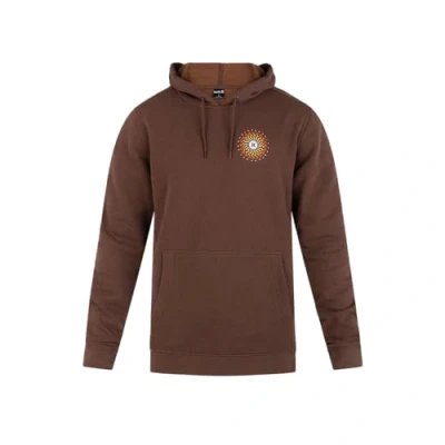 Imagen de Hurley Saw Sun Fleece Po Suéter sin Botones, Expresso, M para Hombre