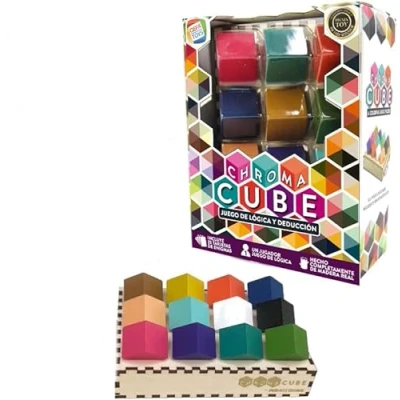 Imagen de Cefa Toys Juego De Logica Y Deducción Chroma Cube, Multicolor (01043)