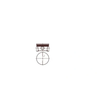 Imagen de Pistón MAHLE ORIGINAL 028 PI 00126 000