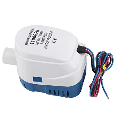 Imagen de Bomba Achique Barco 12V, Marine Bombas de e Automatica 1100GPH Agua Auto Sumergible para Barcos, Estanques, Piscinas