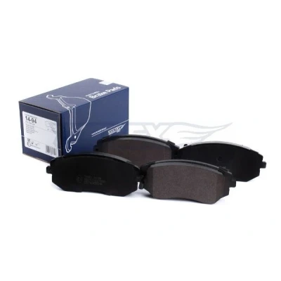 Imagen de TOMEX brakes TX 14 94 Juego de pastillas freno Eje delantero con avisador acústico desgaste SUBARU: Impreza II Berlina, Forester II, Outback III