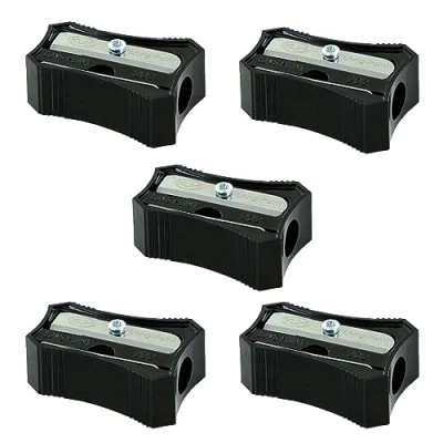 Imagen de KUM AZ303.57.16 S afilador de cono largo 202 24, 5 piezas, negro, con cuchilla repuesto