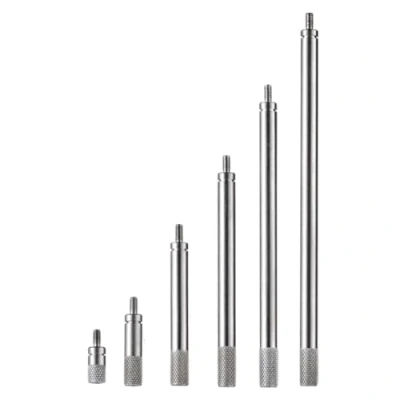 Imagen de Nagoyuki Juego de Varillas Extensión Indicador Cuadrante 6 Piezas con Rosca M2.5, Varilla 10 100 Mm, Medición para Indicadores Digitales y