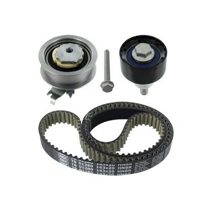 Imagen de SKF VKMA 01280 Kit de correa distribución 163 con perfil redondeado dientes VOLKSWAGEN: Polo V Hatchback, CADDY 4 Kombi, Kasten norauto,