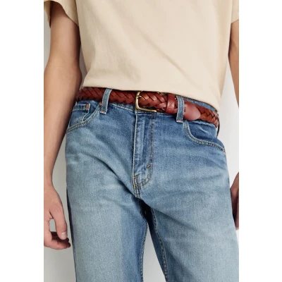 Imagen de Levi&#039;s Braid BELT Unisex Cinturón, Hombre, Talla: 120, Cognac