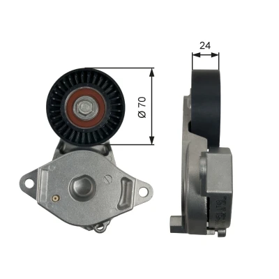 Imagen de GATES T39246 Polea Tensora BOOST DN CVT Belt