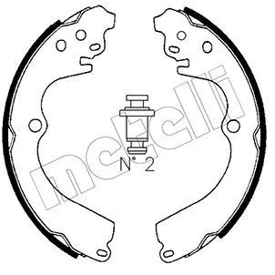 Imagen de Kit de zapatas METELLI 53 0383
