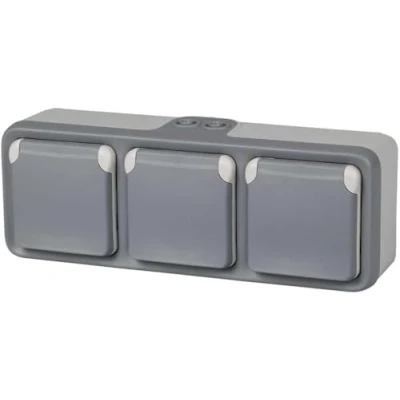 Imagen de Legrand 191515 Plexo 3x2P+T SUP, Color Gris