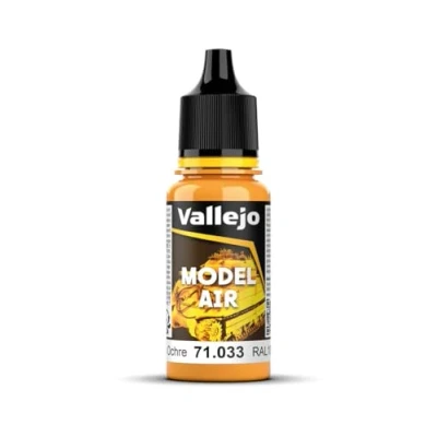 Imagen de Vallejo Model Air Pintura Acrílica Ocre Acabado Mate, 18 ml. para Aerógrafo Modelismo y Figuras