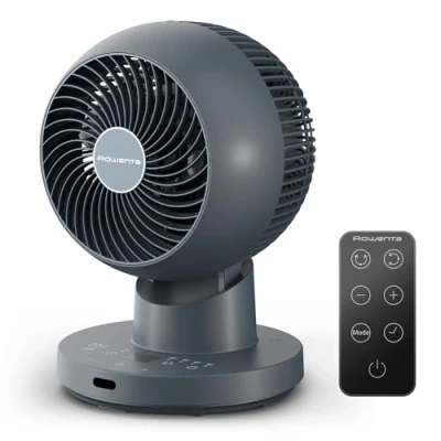 Imagen de Rowenta Turbo Swift Compact, ventilador de mesa, frescor intenso con silencio extremo, oscilación multidireccional, QV2540F0