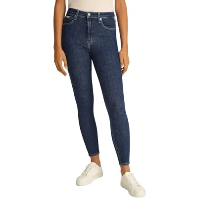 Imagen de Calvin Klein Jeans HIGH RISE Super Skinny Ankle Vaqueros pitillo, Mujer, Talla: 25, Denim dark