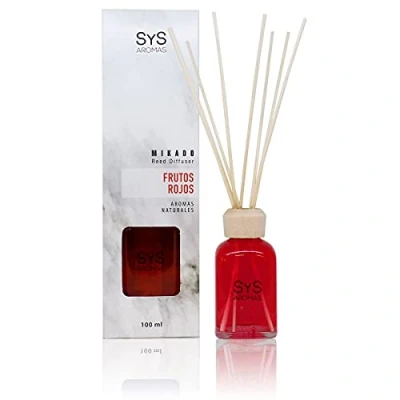 Imagen de Ambientador Mikado Frutos Rojos 100ml Marmol Collection SYS Aromas