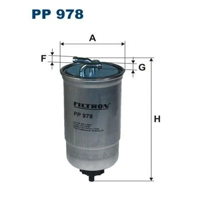 Imagen de Filtro combustible FILTRON PP 978