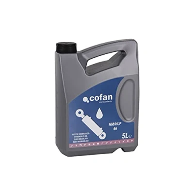 Imagen de Cofan Aceite Hidráulico Normativa ISO VG 68 de 5 L Para un buen mantenimiento las maquinarias Lubricante mineral