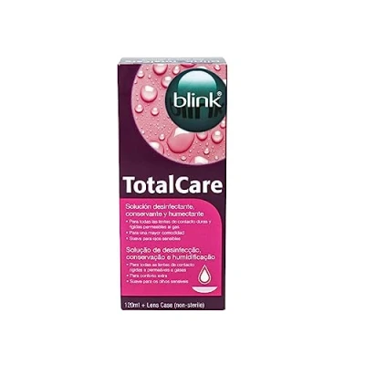 Imagen de Solución desinfectante y humedecedora para lentillas de Total Care, 120 ml