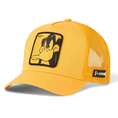 Imagen de Capslab Cap with a Visor, Yellow, One Size Men&#039;s