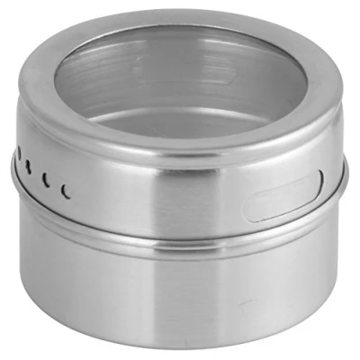 Imagen de Fackelmann Bote Magnetico Para Especias 6X4,5Cm, acero inoxidable, color inox, 1 ud.