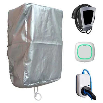 Imagen de LOTHID Wallbox Techo impermeable para estación de carga coche electrónico, cubierta a prueba polvo y lluvia (montaje en pared: 40 x 32 20 cm)