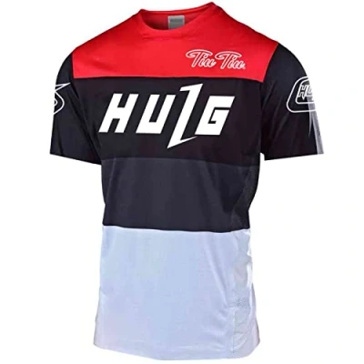 Imagen de Maillot Ciclismo Hombre Verano Bicicleta Montaña Bike MTB Camiseta con Mangas Cortas para De Carretera/Multideporte/Fitness (XXS,style 19)