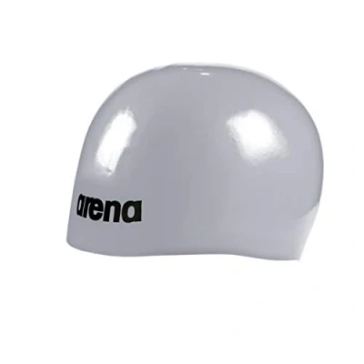 Imagen de Arena Unisex Molded Pro II USA Swim Cap Gorro de natación, Hombres, Plata, Talla única