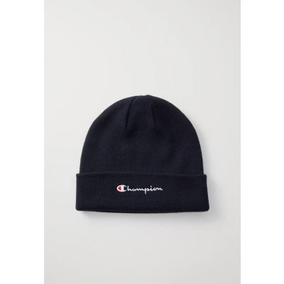 Imagen de Champion Lifestyle Caps (806064) Recycled Acrylic Knitted Yarn Embroidered Script Logo Boina, Azul (BS501), Talla única Unisex Adulto