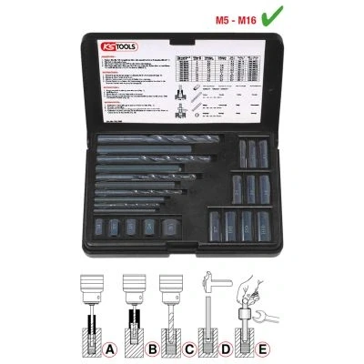 Imagen de Juego de extractores, espárrago KS TOOLS 150.1305