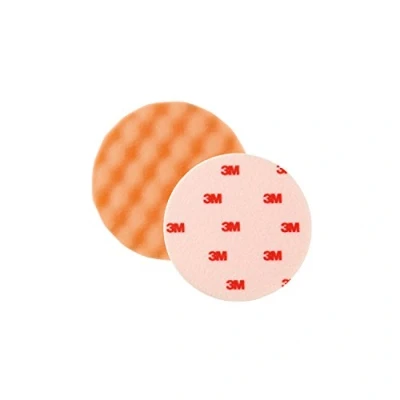 Imagen de 3M it III Almohadillas para pulir (75 mm de diámetro, 4 Unidades), Color Naranja