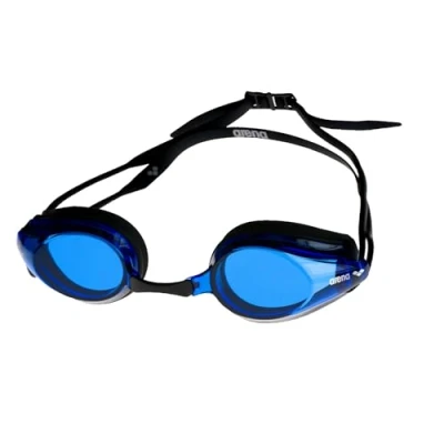 Imagen de arena Tracks Gafas de Natación Unisex, Competición para Adultos, Lentes Antiempañamiento, Protección UV, 4 Puentes Nasales Intercambiables, Juntas Silicona