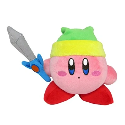 Imagen de Little Buddy Toys Adventure All Star Collection Lien / Épée Kirby 12cm peluche