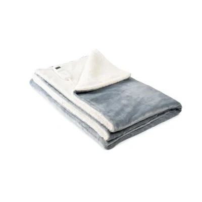 Imagen de InnovaGoods® Manta electrica Reversible 160 W, Calefactor Aterciopelado con Grosor Aprox. 1cm, Sofa 9 Niveles de Temperatura, Temporizador, Temperatura máx. 47 ºC (+/ 5 ºC).