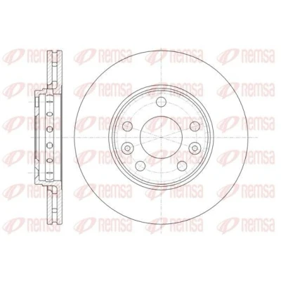 Imagen de REMSA 61346.10 Disco de freno Eje delantero 280, 280 24 5 ventilado RENAULT: MEGANE 3 Coupe, LAGUNA 3, DACIA: Duster SUV
