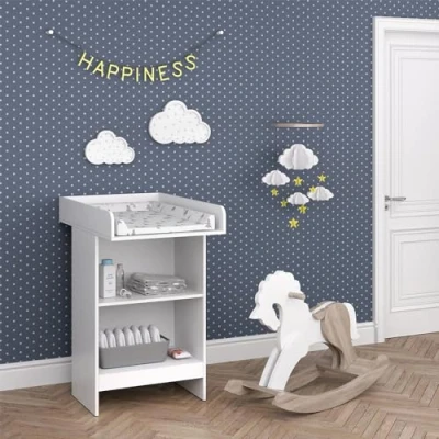 Imagen de Vicco Cómoda Cambiador Leo, Blanco, 60 x 103 cm