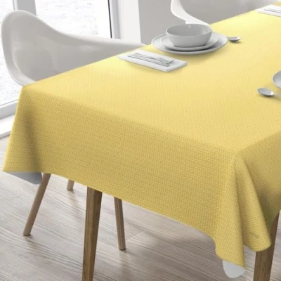 Imagen de Home Direct Mantel de Hule, Rectangular 140 x 180cm, Amarillo