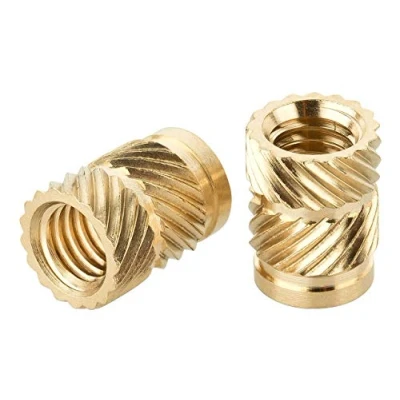 Imagen de Turmberg3D Inserto roscado 1/4&quot; pulgadas 20 piezas Casquillos roscados de latón/tuerca fusible para plástico impresora 3D (1/4 &quot;x12,7)
