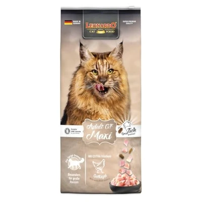 Imagen de Leonardo Adult GF Maxi [15 kg] Alimento para Gatos seco sin Cereales Completo Razas de Grandes a Partir 1 año Edad