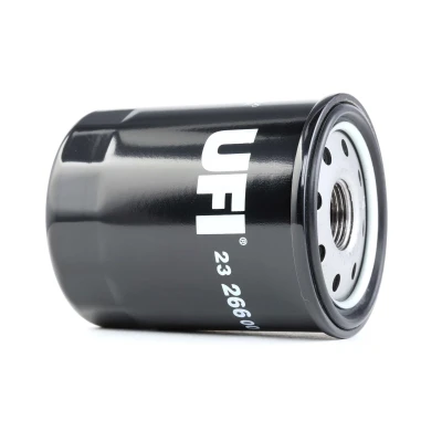 Imagen de UFI 23.266.00 Filtro de aceite 3/4 16 UNF con válvula bloqueo retorno enroscable NISSAN: MICRA 3, 2, Note I