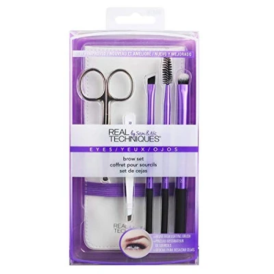 Imagen de Real Techniques Brow Set Kit de Brochas para Cejas, 180 g, Morado