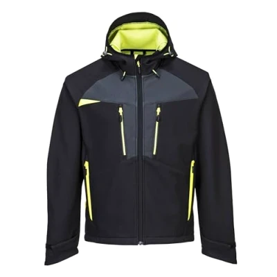 Imagen de Portwest Chaqueta Softshell Dx4 (3 Capas), Tamaño: M, Color: Negro, DX474BKRM
