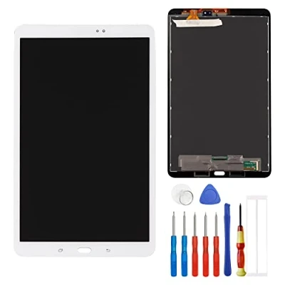 Imagen de E YIIVIIL pantalla LCD compatible con Samsung Galaxy Tab A 10.1 2016 SM T580 T585 T587 táctil digitalizador montaje cristal blanco + herramientas