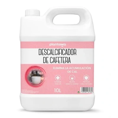 Imagen de Plantawa Líquido descalcificador 10L. Compatible con todas las máquinas de café. Mantén tu Máquina Café en Óptimas Condiciones, Elimina la cal incrustada cafeteras.