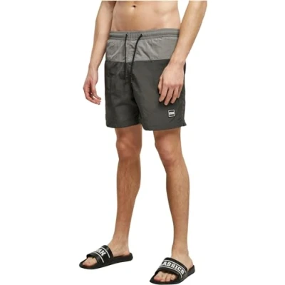 Imagen de Urban Classics Block Bañador, Hombre, Talla: 4XL, Blackbird asphalt