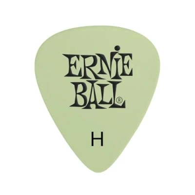 Imagen de Ernie Ball Púas para guitarra, celulosa, gruesas, fluorescentes, bolsa de 12