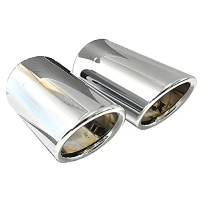 Imagen de Audi 8W0071761 Sport Embellecedores de tubo escape para A4/A5/S5 Coupé con doble izquierdo en plata