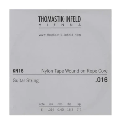 Imagen de Thomastik Cuerda Sol3 .018fw alambre plano de acero inoxidable sobre alma KF18 para Guitarra Clásica Classic S Series juego KF110