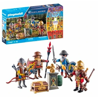 Imagen de PLAYMOBIL Novelmore 71487 My Figures: Caballeros de Novelmore, Figuras Personalizables, Juegos rol imaginativos y Divertidos, Juguetes para niños a Partir 5 años