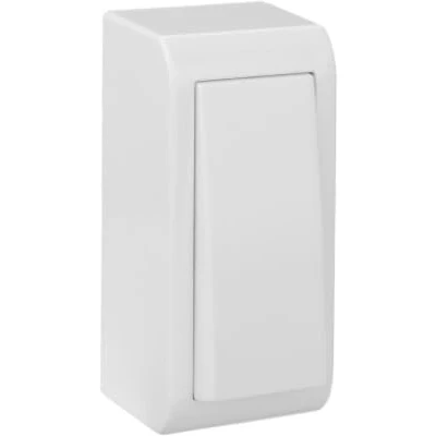 Imagen de Conmutador interruptor estrecho 10AX 250V de superficie serie MuralSOLERA MUR02/2UBlanco