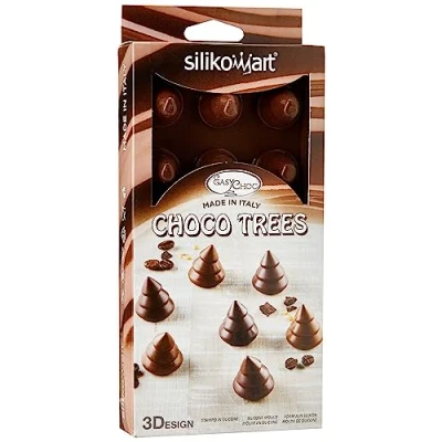 Imagen de Silikomart SCG054 CHOCO TREES MOLDE DE SILICONA ø28 H 30 MM