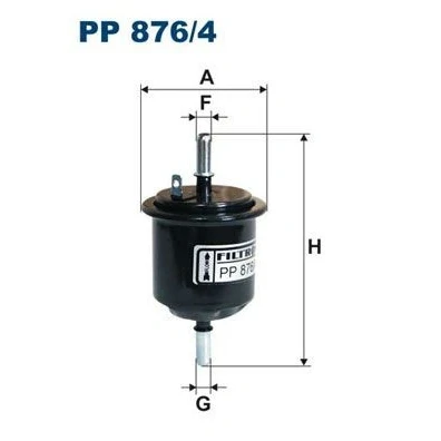 Imagen de FILTRON PP 876/4 Filtro Combustible de tubería 8 HYUNDAI: ACCENT 2
