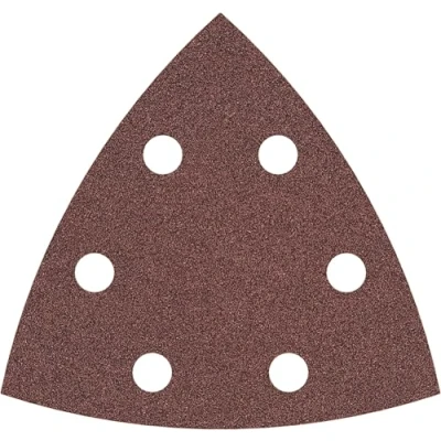 Imagen de Bosch Professional 5 Ud. Hoja de lija F460 Best for Wood and Paint (madera y superficies pintadas, Grano G80, 93 x mm, Accesorios lijadoras delta)